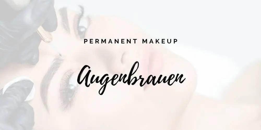 6 Permanent Make-up Augenbrauen