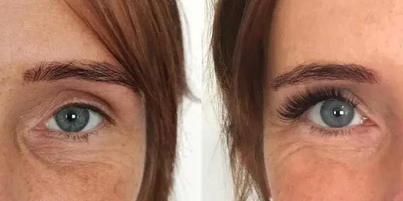Wimpernverlängerung in Volumentechnik